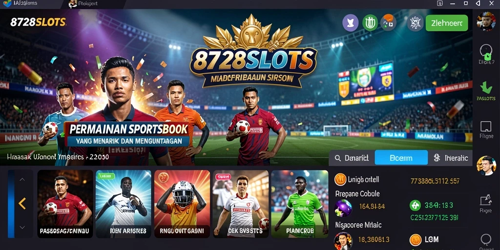 Tampilan menarik dari gameplay 8728SLOTS yang dinamis.