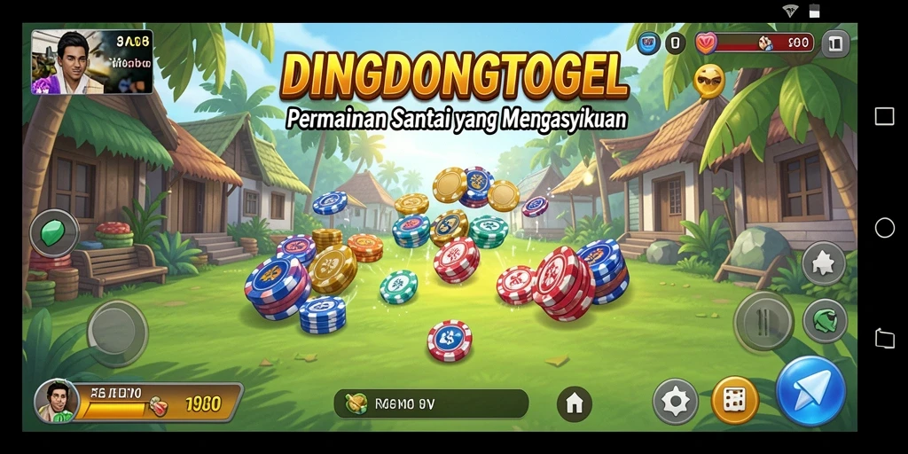 Tampilan gameplay DINGDONGTOGEL yang menyenangkan dan interaktif.