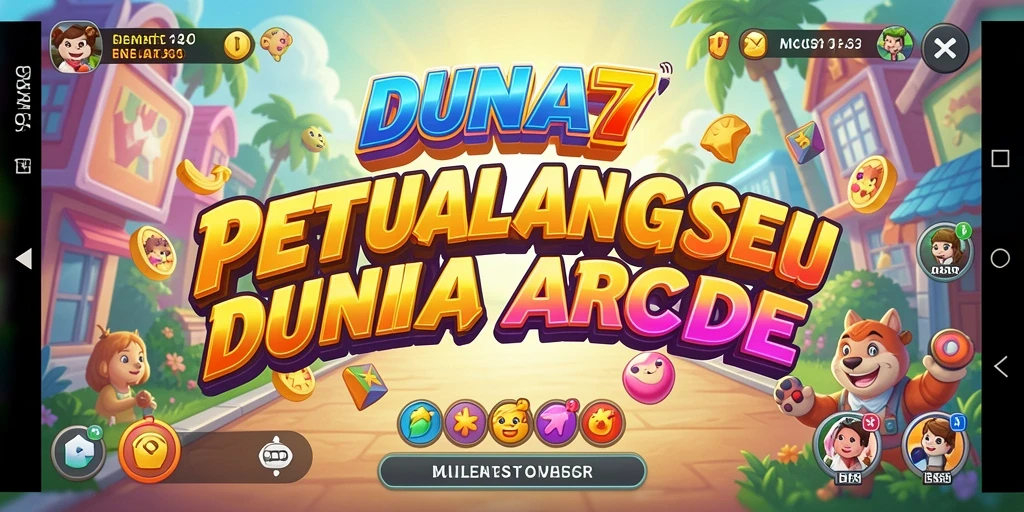 Tampilan menarik dari gameplay seru DUNIA77 di dunia Arcade.