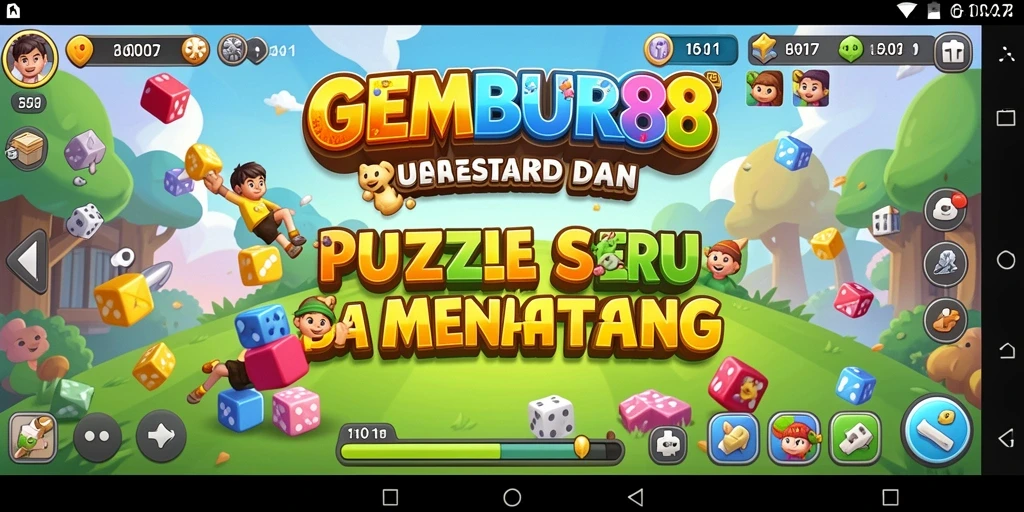 Tangkapan layar menunjukkan gameplay menarik dari GEMBUR88.