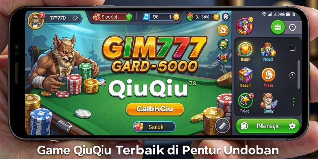 Tampilan gameplay seru dalam GIM777 yang penuh strategi QiuQiu.