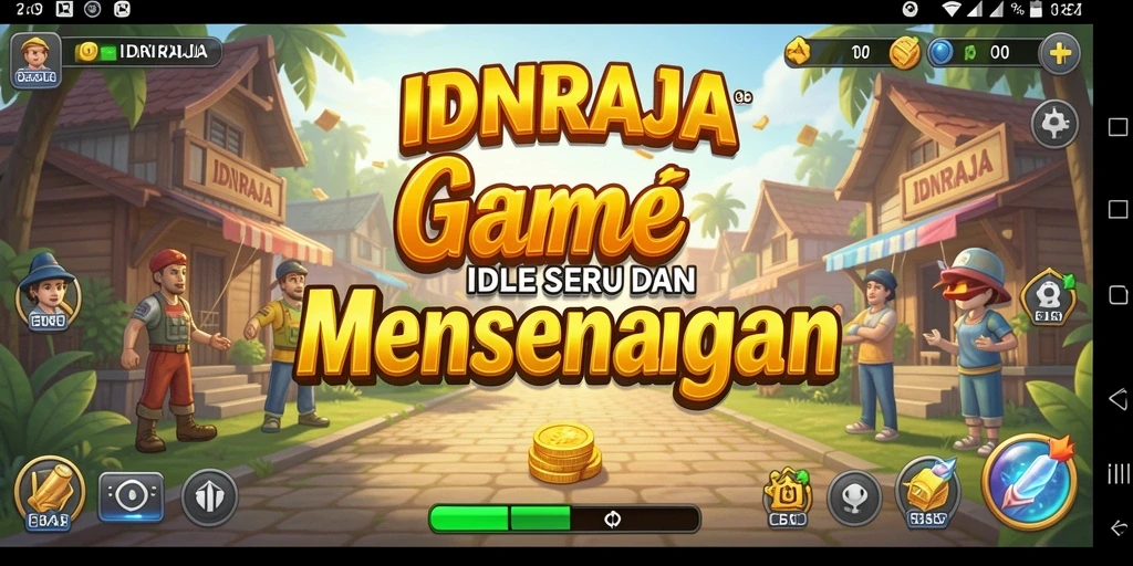 Tampilan gameplay IDNRAJA yang menarik dan interaktif.