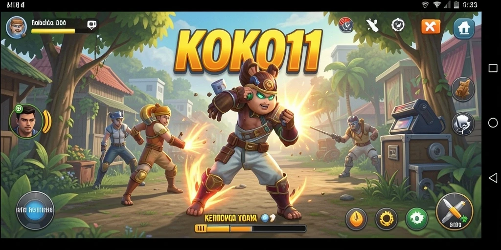 Tampilan gameplay yang menarik dari KOKO11 dengan berbagai aktivitas simulasi.