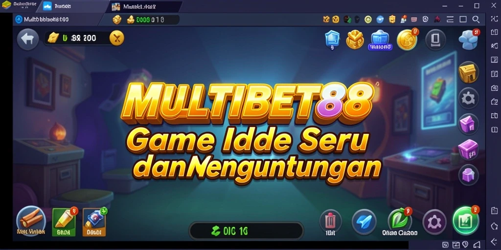 Tampilan gameplay utama MULTIBET88 yang menarik dan interaktif.