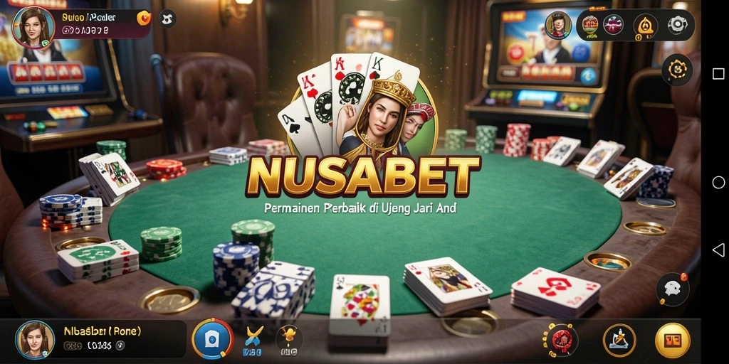 Tampilan gameplay Poker yang menarik dan mengasyikkan.