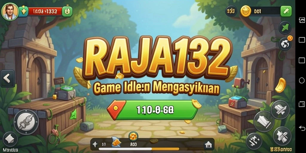 Tampilan gameplay RAJA132 yang menarik dalam genre Idle.