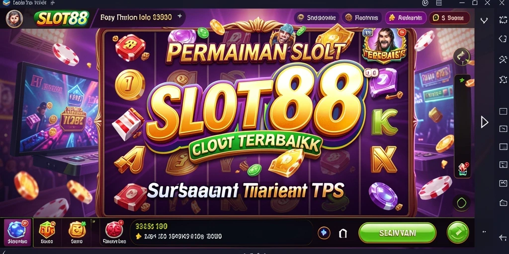 Gameplay seru SLOT88 yang menampilkan putaran slot yang menarik.