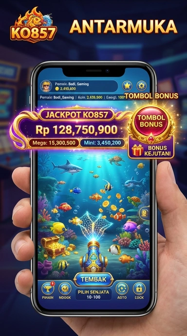 Tampilan antarmuka ko857 yang ramah pengguna.